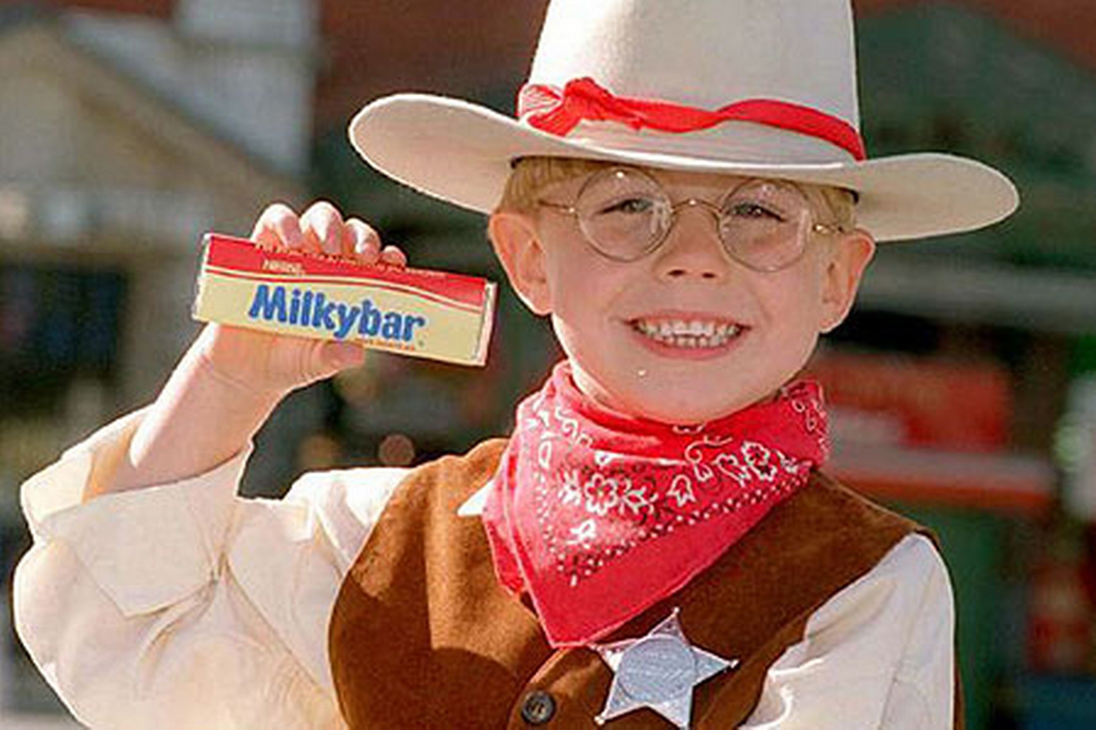 Image result for milky bar kid 80s