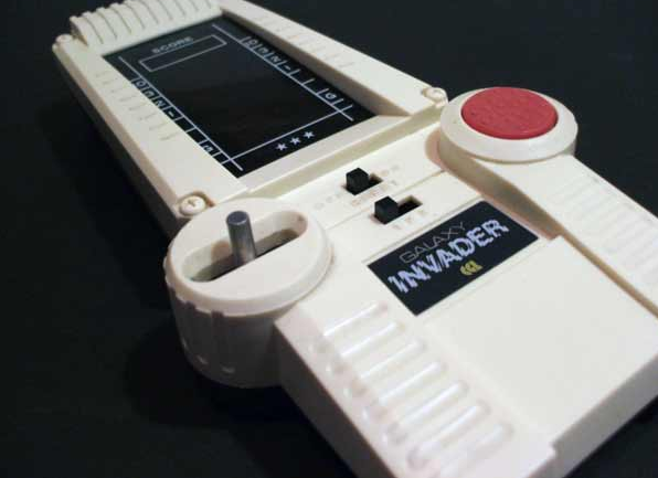 space invaders game console