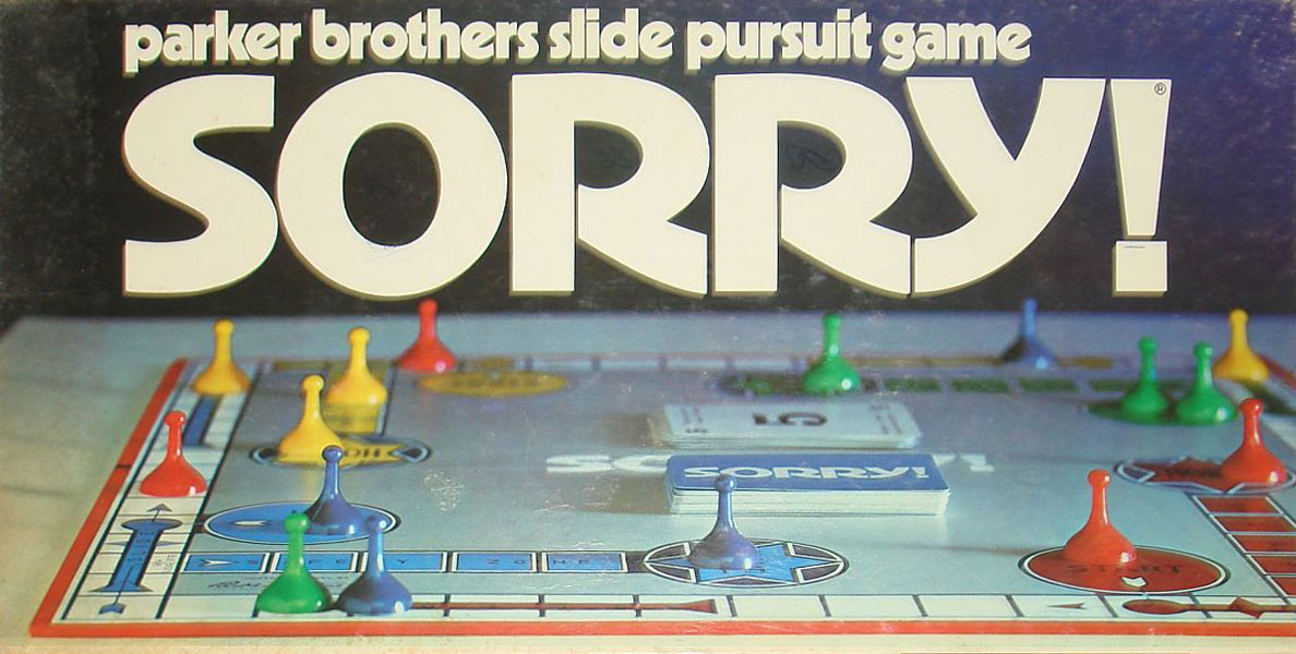 Sorry Board Game Do You Remember