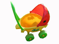 ladybug dolls pram