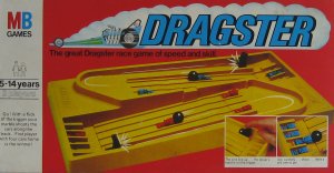 MB Games Dragster Game Spare Replacement Car Red or Blue Free Post 